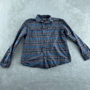 Bean Signature Mens Slim Fit Long Sleeve Shirt 100% Cotton Blue Size L 1973
